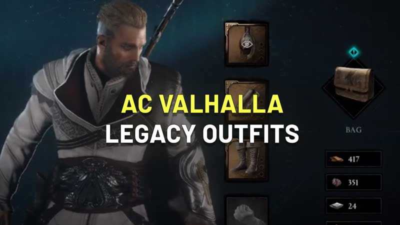 AC Valhalla Legacy Outfits how to get