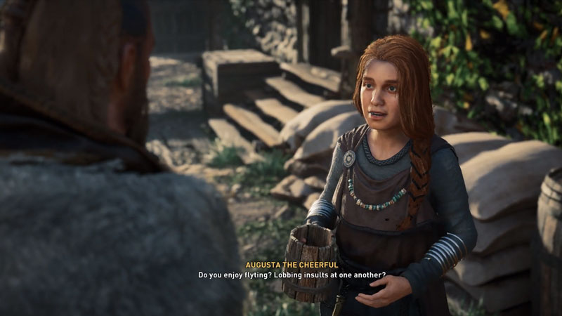 Assassin's Creed Valhalla: Augusta The Cheerful Flyting Answers Guide