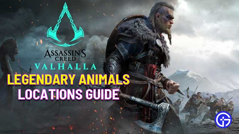 assassin's creed valhalla legendary animals locations guide