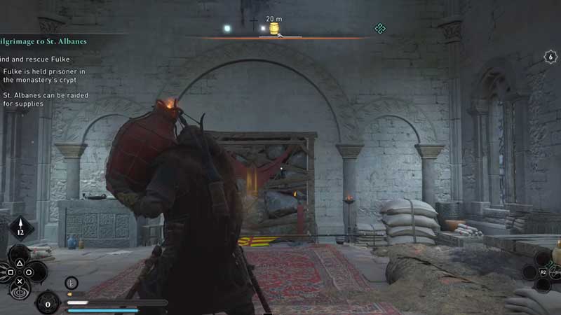 completing saint albanes abbey raid in assassin's creed valhalla