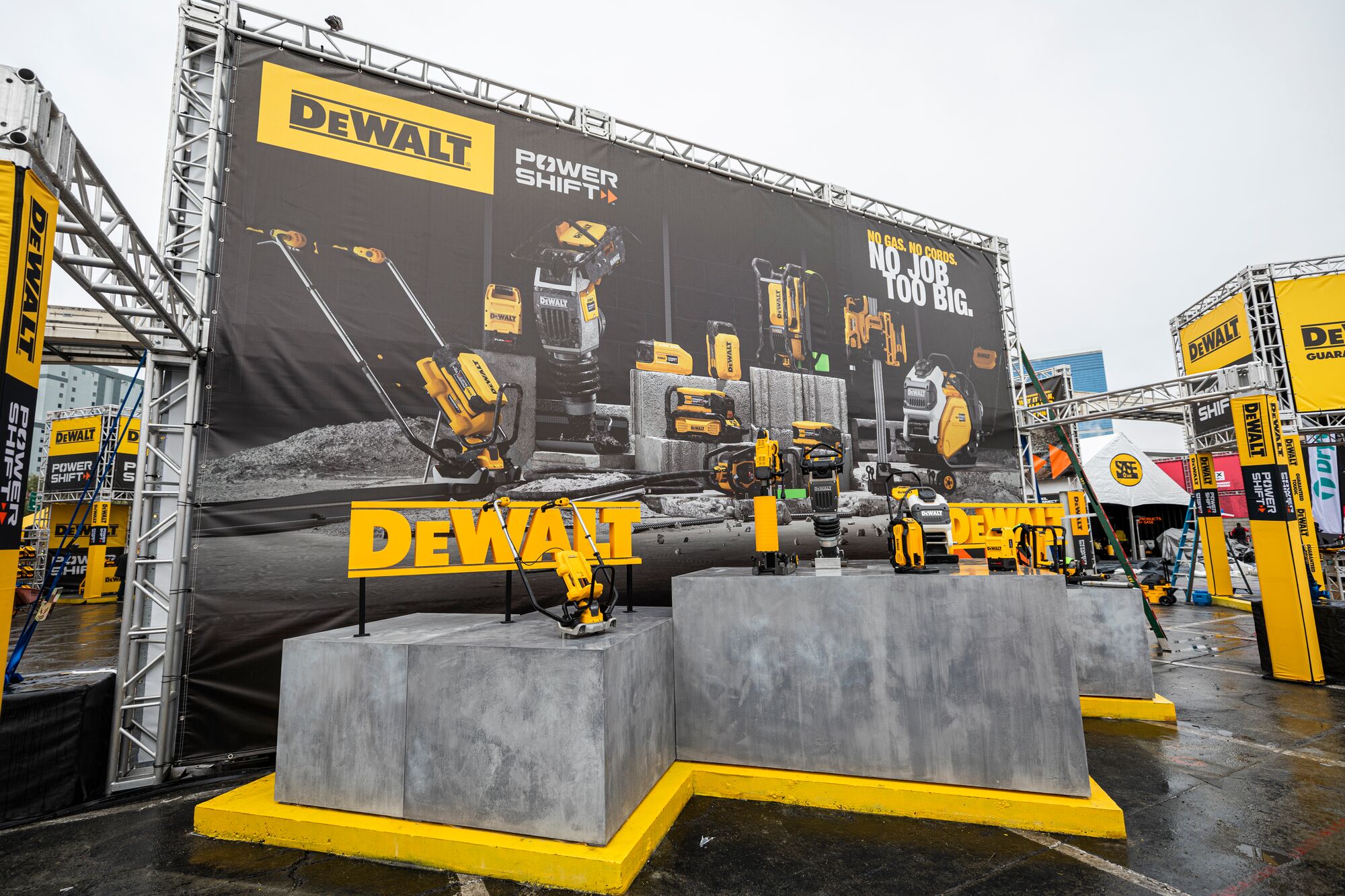 Powershift products on display at World of Concrete show