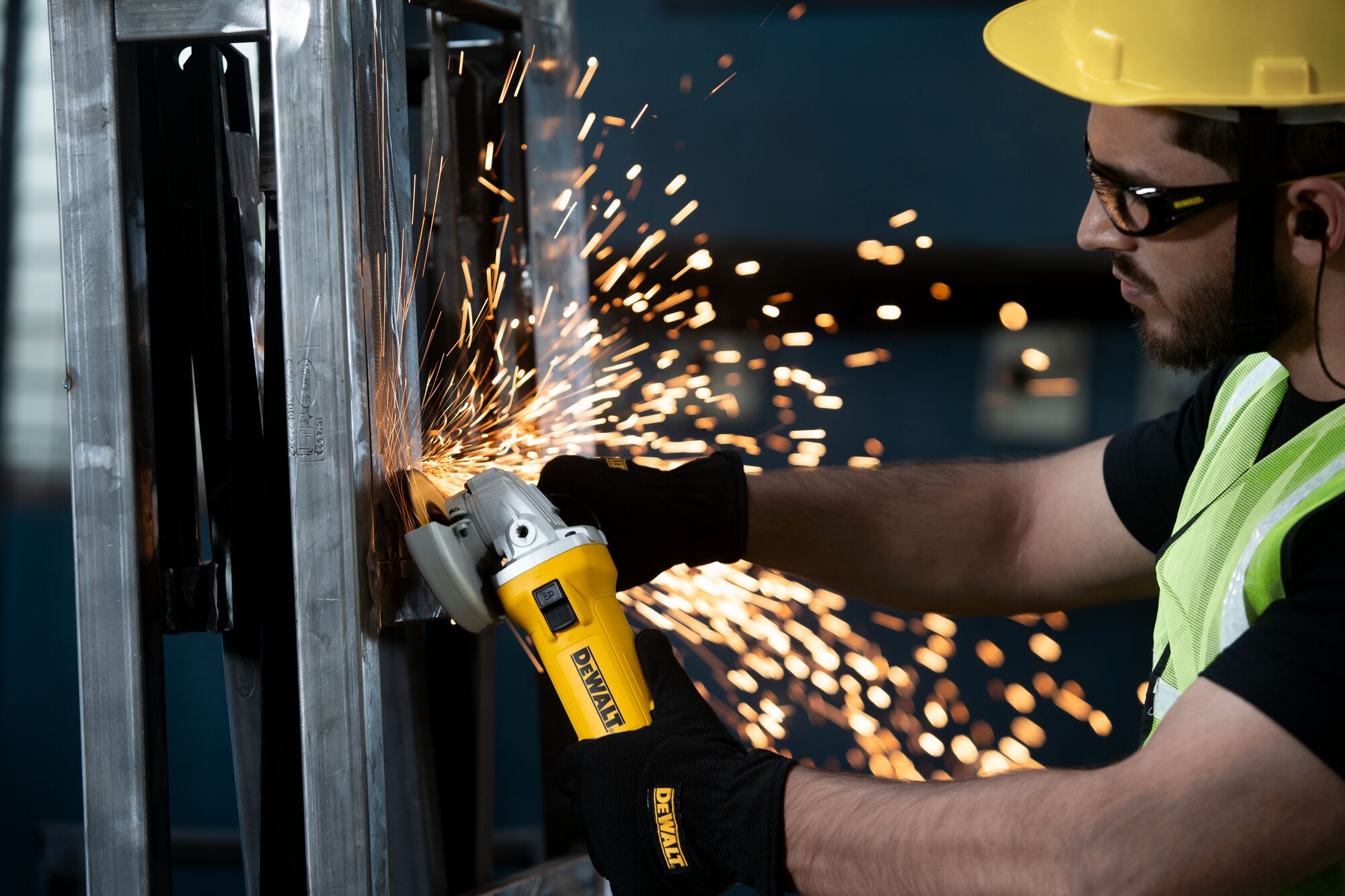 173mm Ultra Slim SAG Metal Grinding - Vertical Side View  