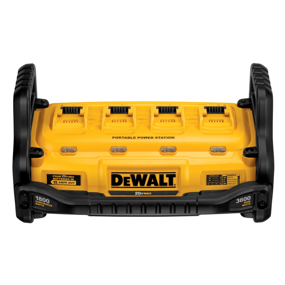 Front view of 1800 Watt Power Station and Battery Charger
