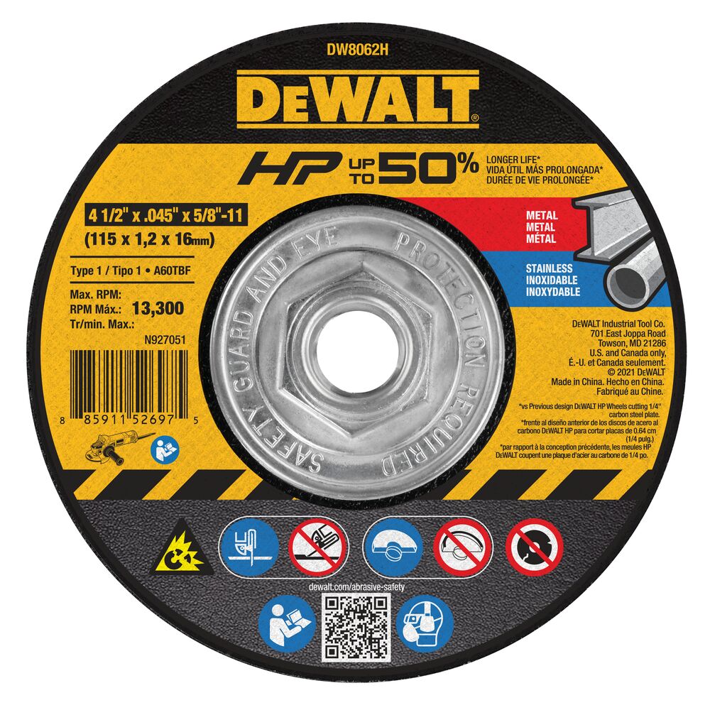 High Performance Cutting Wheels.