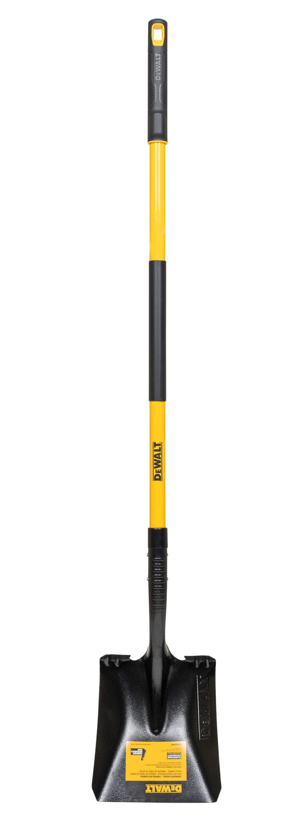 49 inch Fiberglass Handle Transfer Shovel on white background