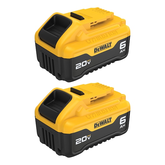 (2) DCB206 batteries