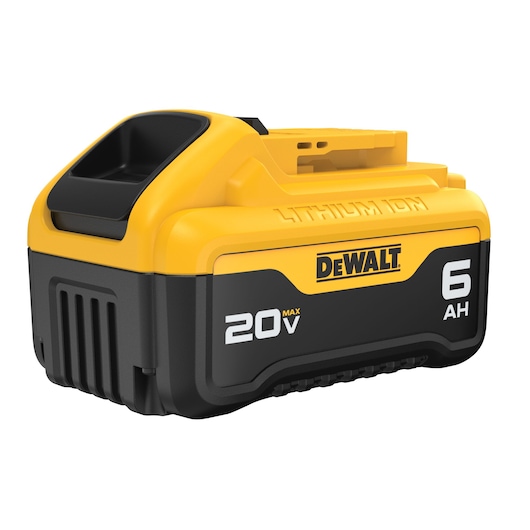 DCB206 battery angled front view 