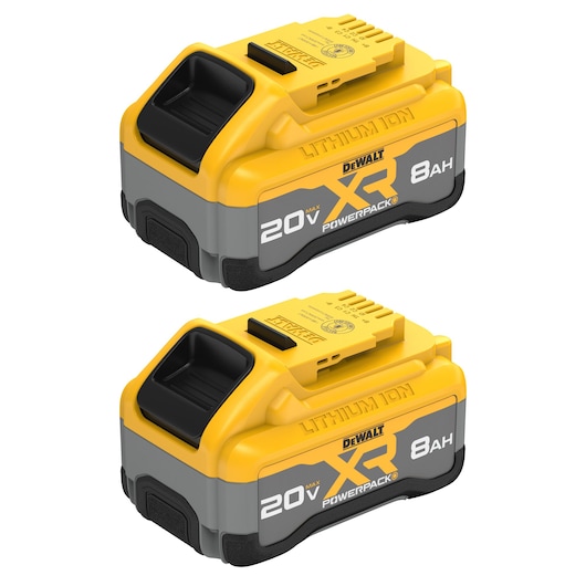 Two DCB2108 XR POWERPACK™ angled front view 