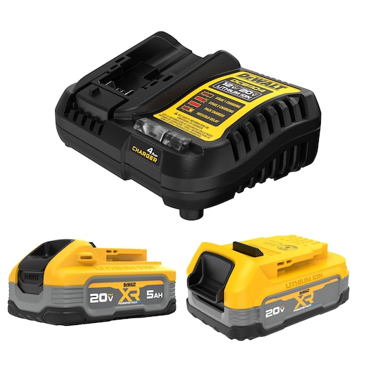DCBP034 & DCBP520 XR POWERSTACK™ batteries and charger