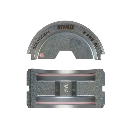 DEWALT #2 Aluminum U-Die Set on white background