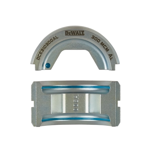 DEWALt 300 MCM Aluminum U-Die Set on white background