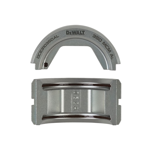 DEWALT 350 MCM Aluminum U-Die Set on white background