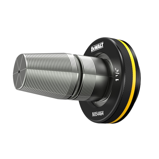 DEWALT 1-1/4" Expansion Head viewed from 3/4" angle showing the fron