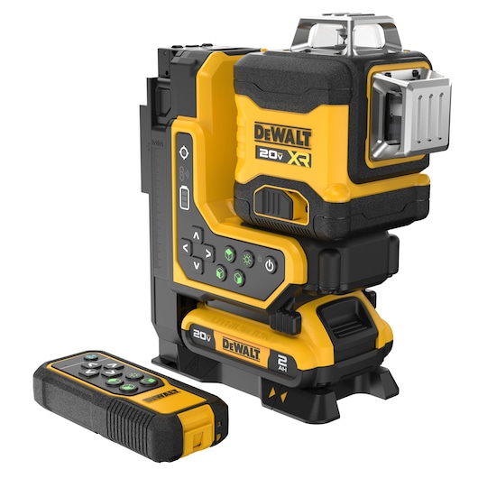 Remote Control Laser with Battery and Remote on white