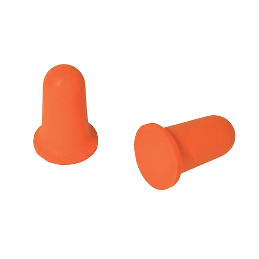 Profile of DEWALT Uncorded foam earplugs.