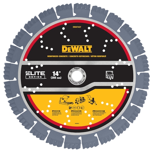 14 inch XP7 reinforced concrete segmented diamond blade.