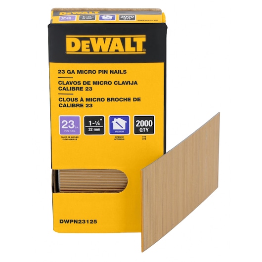 23-Gauge 1-1/4-inch Pin Nails (2000 per Box)