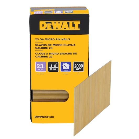23GA Pin Nails - 1-3/8" (2,000 Pack)