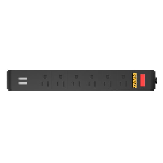 Magnetic Power Strip On White
