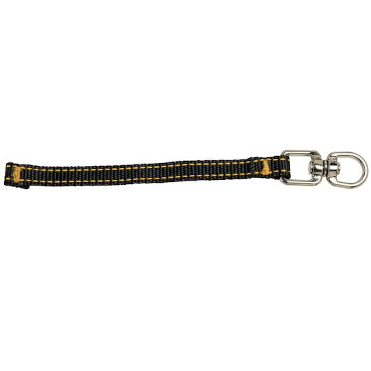 Front view of the DEWALT Tool Attachment with Swiveling D-Ring,  6.5 inches, 3 pack
