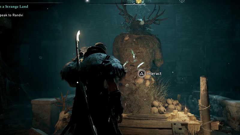 how to activate the three slot statue in assassin's creed valhalla