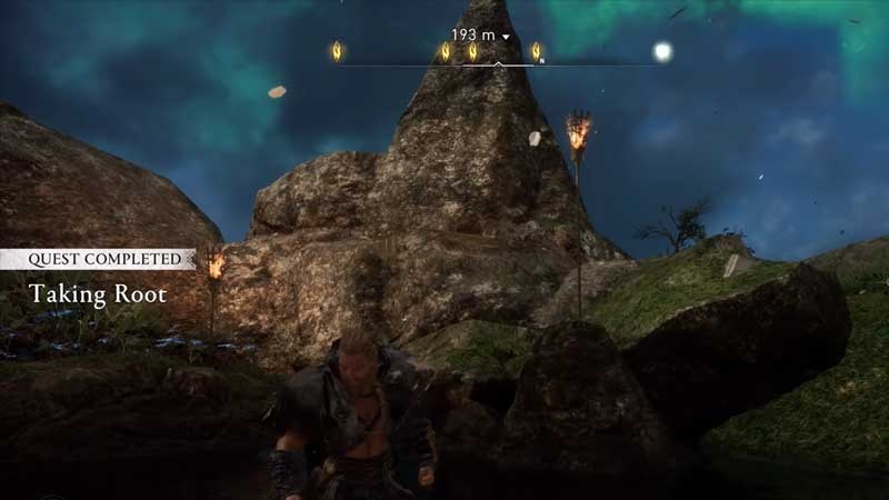 how to collect the root of a mountain in assassin's creed valhalla