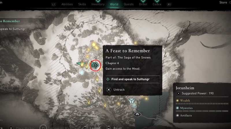 how to complete a feast to remember quest in assassin's creed valhalla