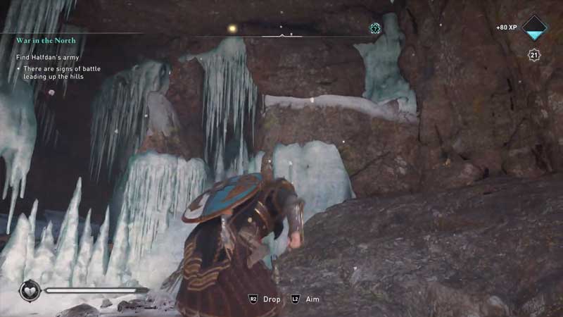 how to enter the wiccan's cave in assassin's creed valhalla
