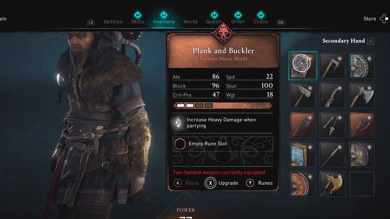 how to get plank and buckler shield in ac valhalla