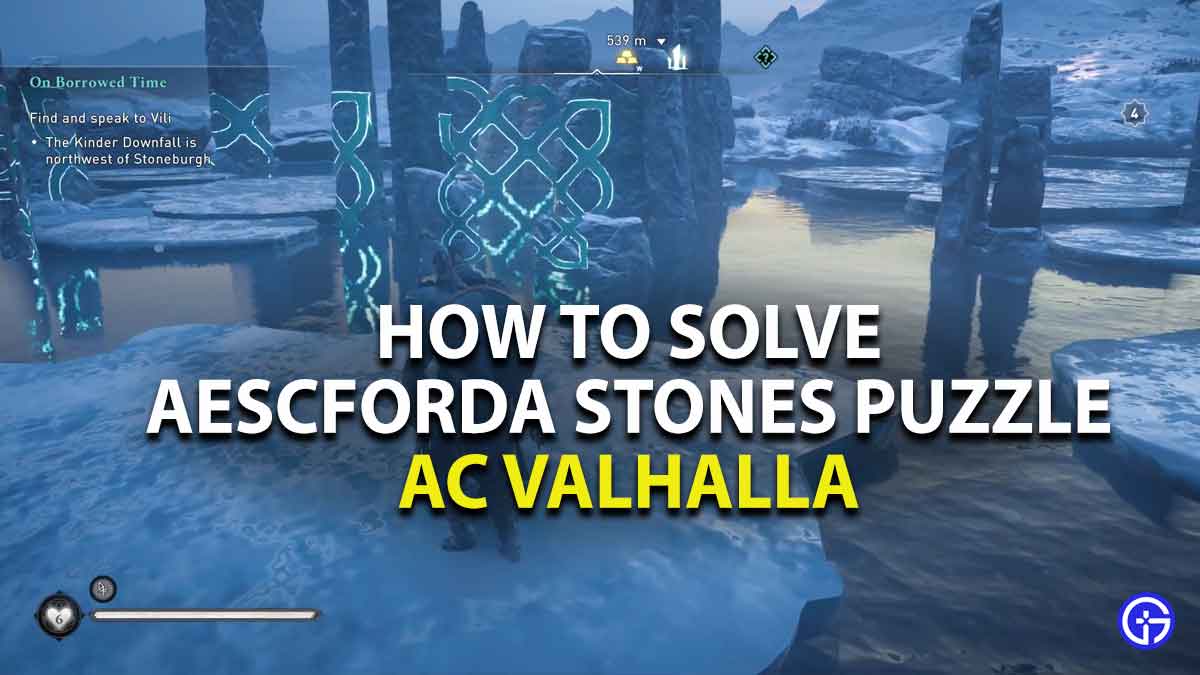 how to solve aescforda standing stones puzzle in assassins creed valhalla
