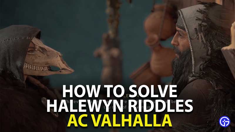 how to solve halewyn riddles in assassin's creed valhalla