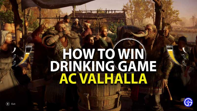 how to win drinking game assassins creed valhalla