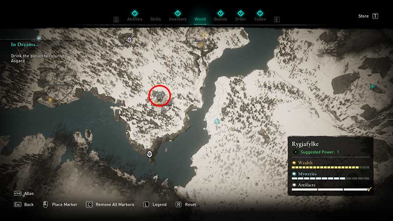 Thorn of Slumber ability book of knowledge location in ac valhalla