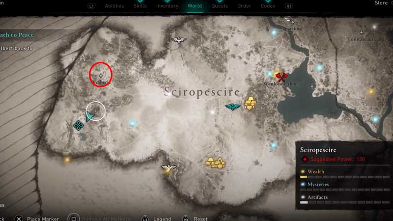where is wesberie location in assassin's creed valhalla
