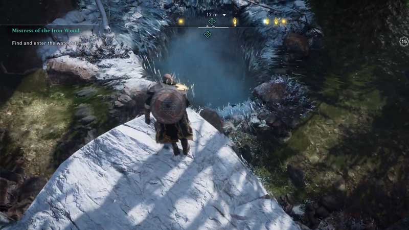 where to find and enter the well in ac valhalla