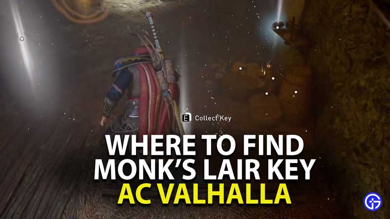 where to find monk's lair key location in assassin's creed valhalla