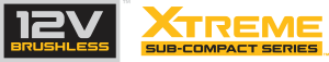 DEWALT 12V MAX and XTREME(TM) icon lock-up