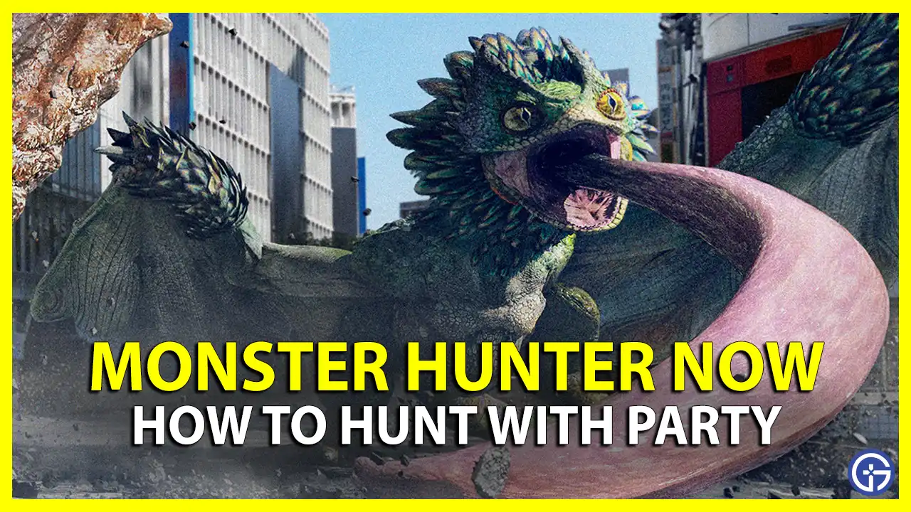 Hunt With Party In Monster Hunter Now