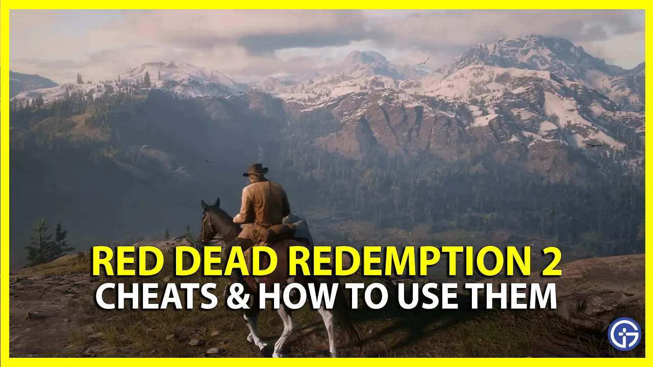 red dead redemption 2 cheats